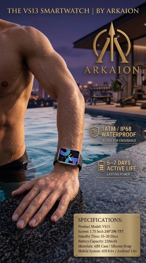 ARKAION HEALTH & FITNESS SMART WATCH — Smartwatch