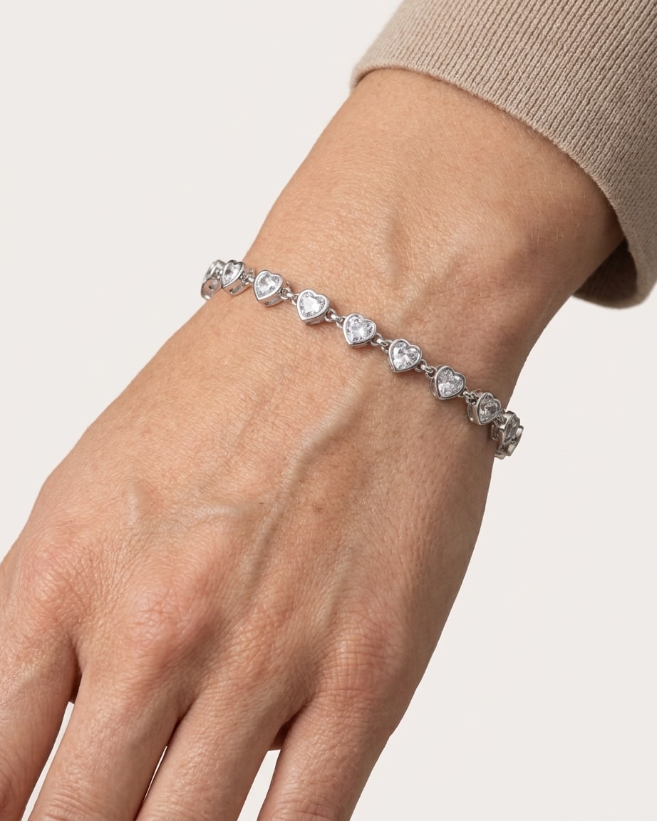 ARKAION Bracelet · Silver · Heartline
